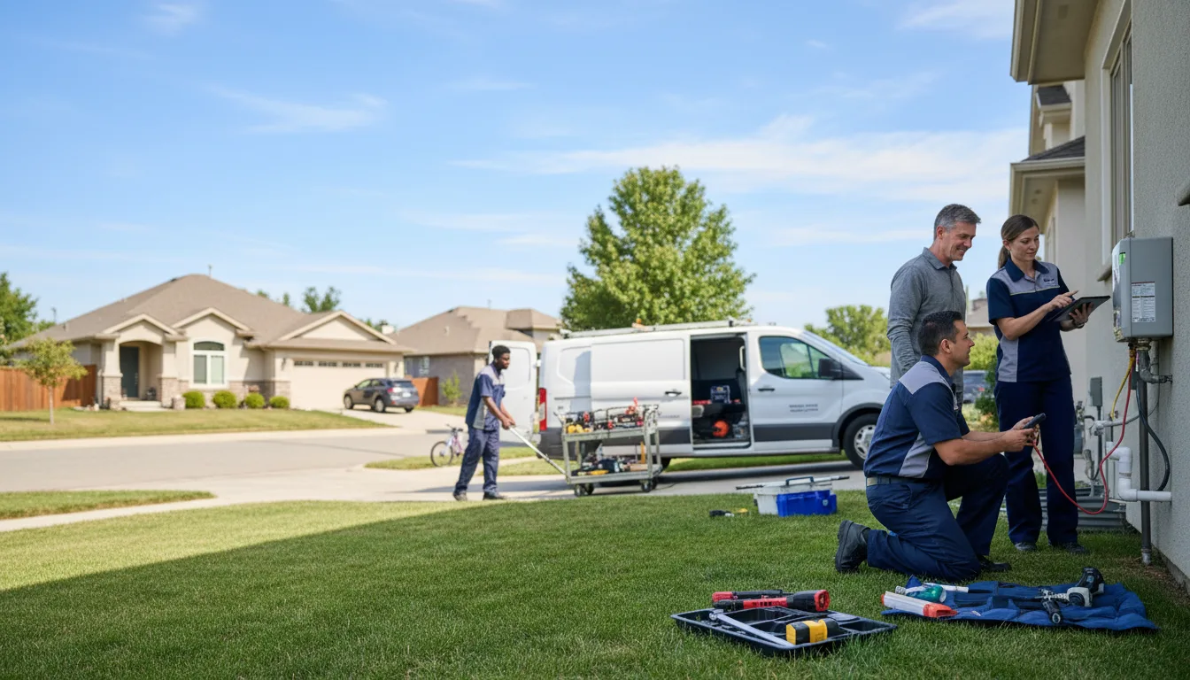 Tankless water heater service in Albert, KS